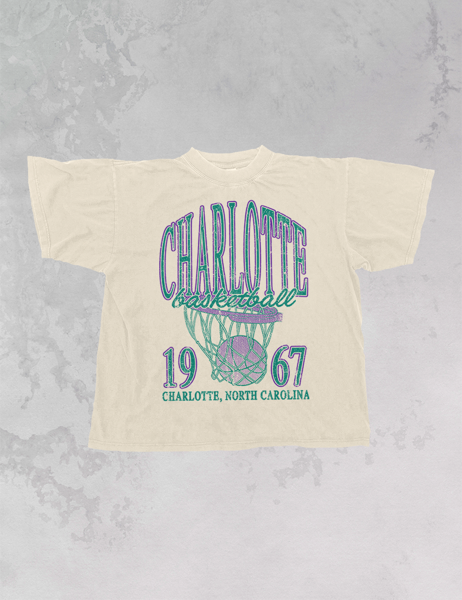 90's Vintage Charlotte Oversized Tee